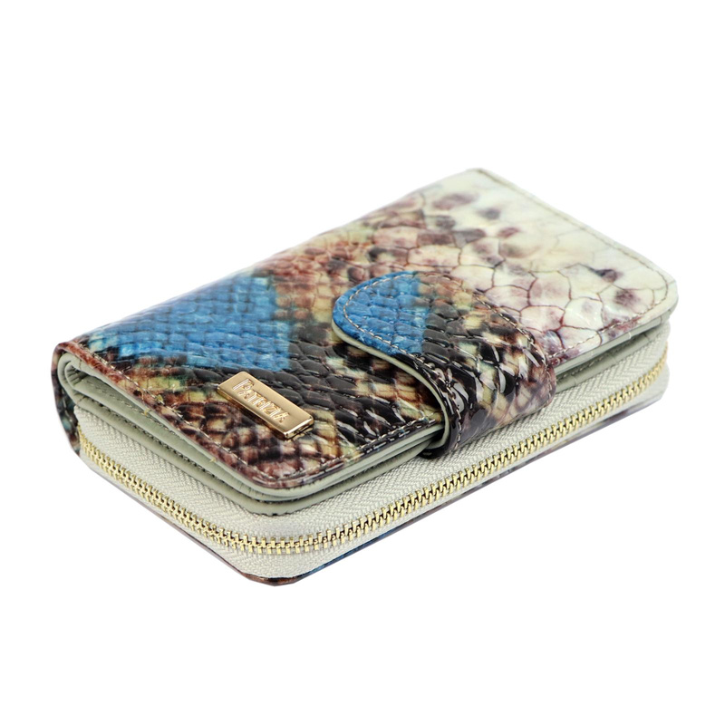 PATRIZIA damski portfel skóra naturalna pionowa portmonetka system RFID