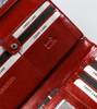 Podłużny damski skórzany duży portfel RFID Rovicky