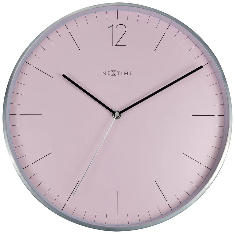 Zegarek NEXTIME 3254RZ. Zegar ścienny, Kolor różowy. Unisex.
