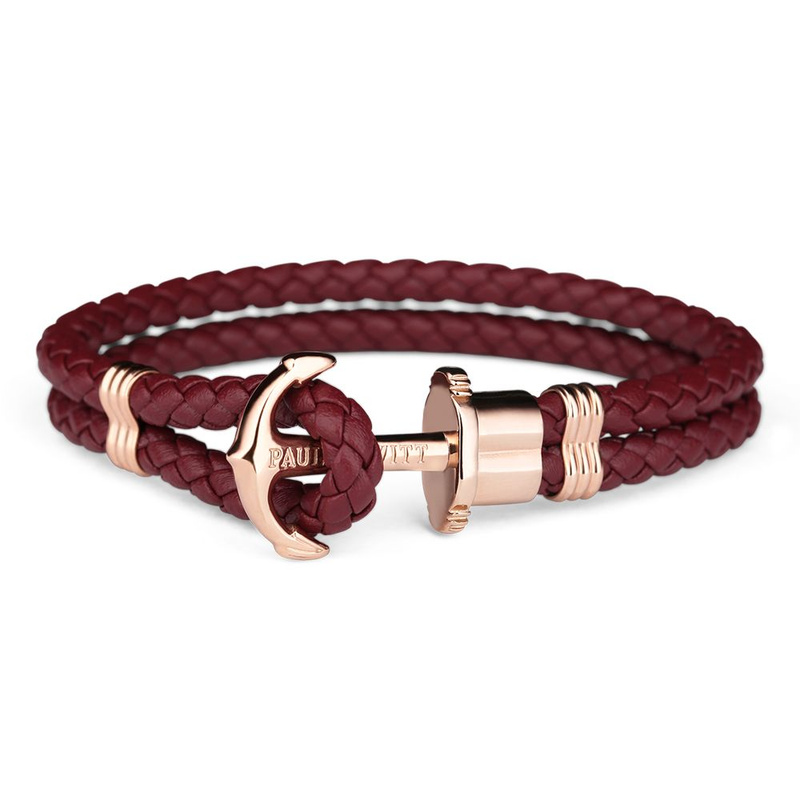 Biżuteria PAUL HEWITT PHPHLRDBXXXL. Bransoletka, Kolor brązowy złoty. Unisex.
