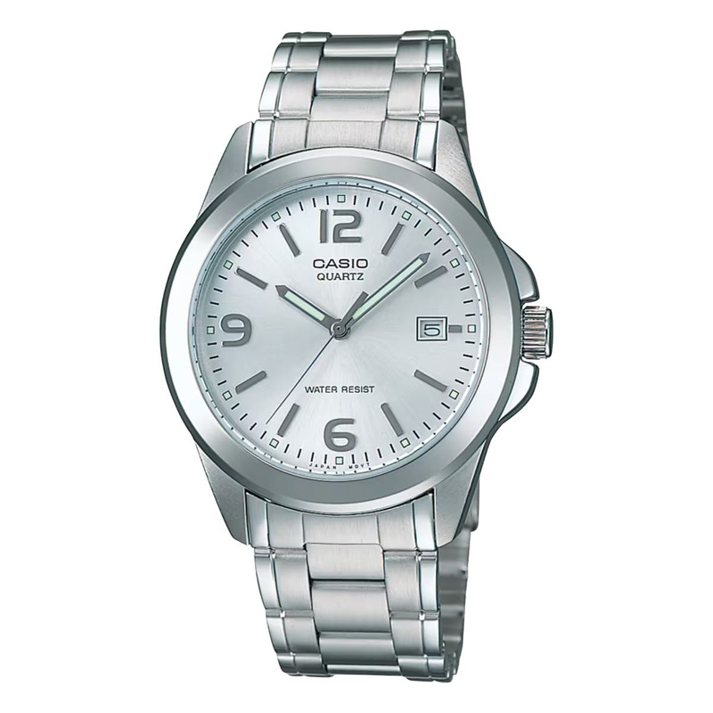 Zegarek CASIO MTP-1215A-7A. Kwarcowy, Kolor szary. Mężczyzna.