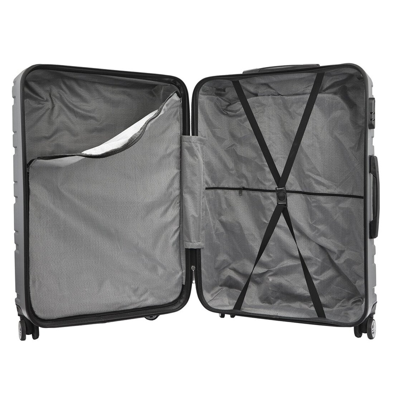 Gravitt zestaw 3 walizek podróżnych na kółkach materiał ABS zamek na kod