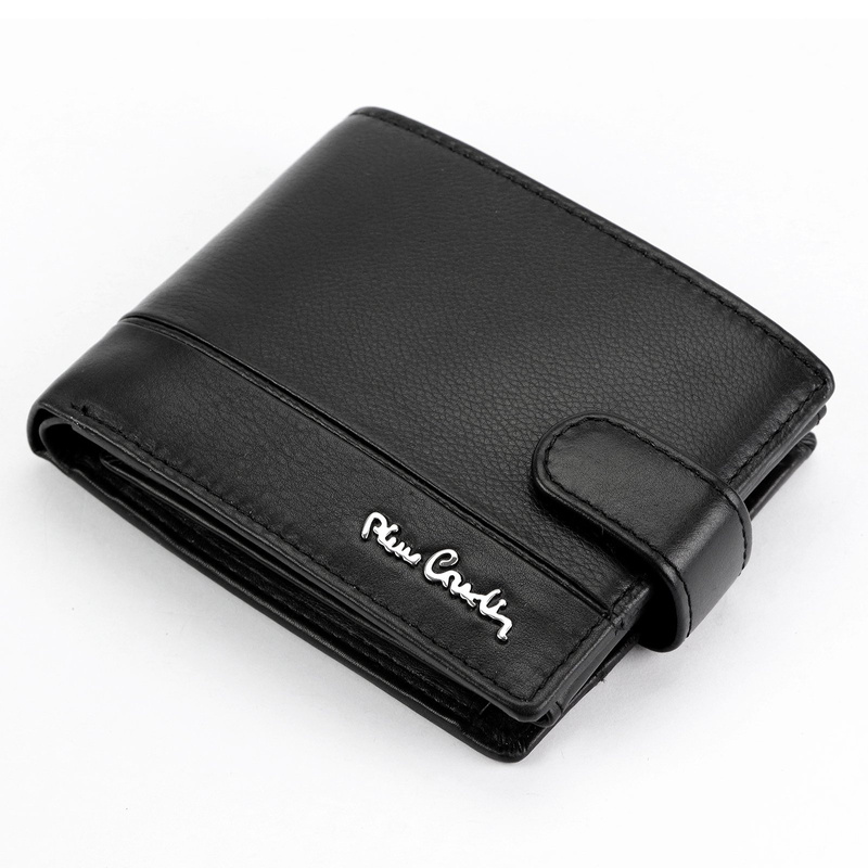 Kompaktowy męski portfel od Pierre Cardin z RFID