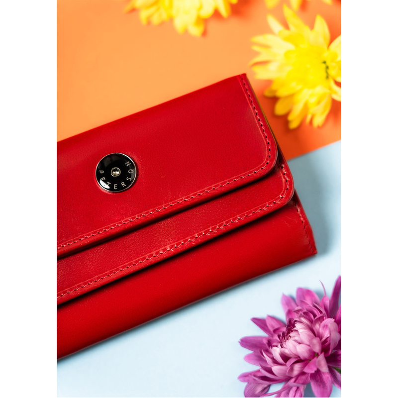 Damski portfel z naturalnej skóry Peterson PTN 27074-NGV