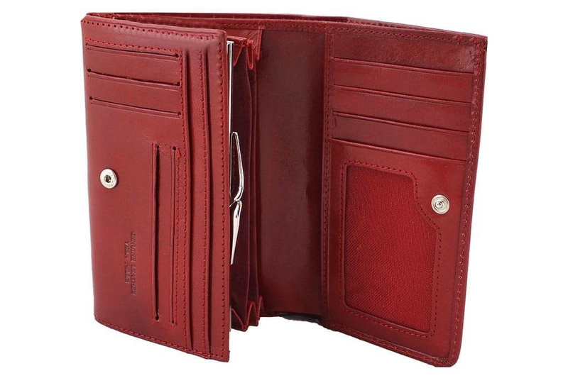 Barberini's klasyczny portfel damski - Czarny