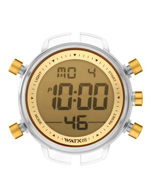 Zegarek WATXANDCO RWA1747. Pudełko, Kolor żółty. Unisex.