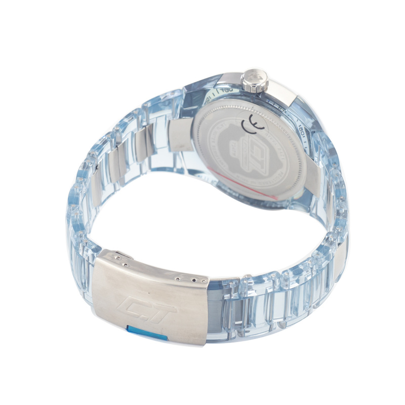 Zegarek CHRONOTECH CC7047M-01M. Kwarcowy, Kolor niebieski. Mężczyzna.