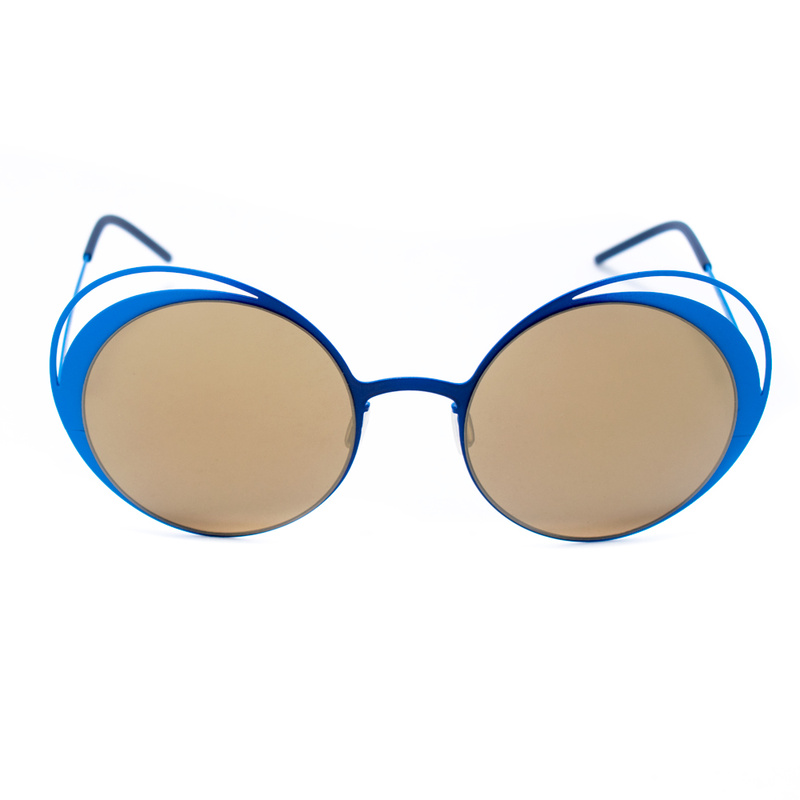 Okulary ITALIA INDEPENDENT 0220-021-022. Okulary przeciwsłoneczne, Kolor niebieski. Kobieta.