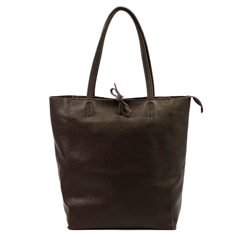 Patrizia damska shopperbag skóra naturalna duża torebka na ramię troczek