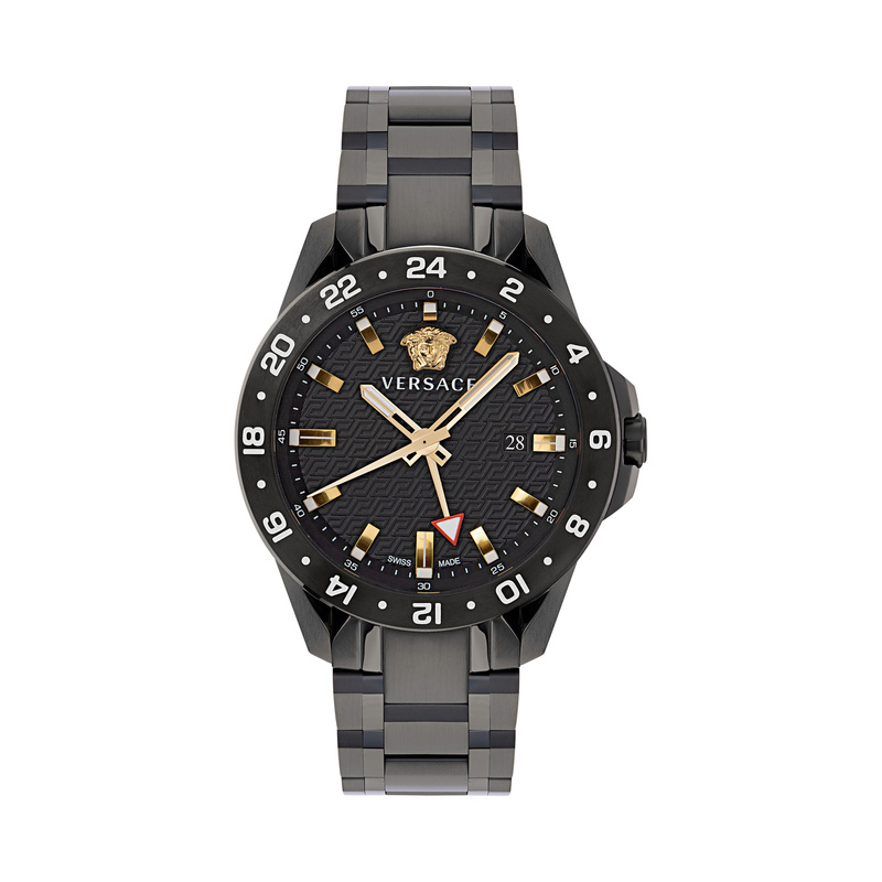 Zegarek VERSACE VE2W00622. Kwarcowy, Kolor czarny. Mężczyzna.