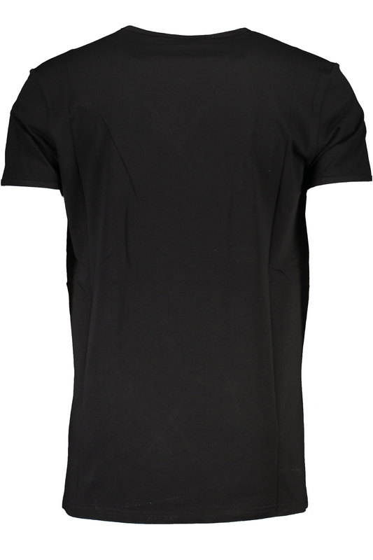 T-SHIRT MĘSKI Z KRÓTKIM RĘKAWEM KLASY CAVALLI CZARNA