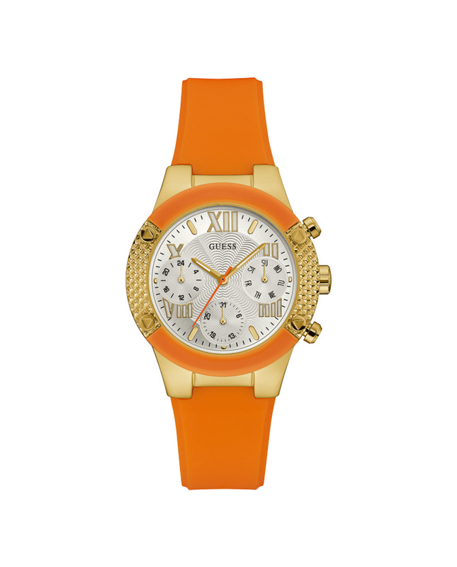 Zegarek GUESS W0958L1. Kwarcowy, Kolor srebrny. Kobieta.