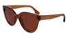 Okulary VICTORIA BECKHAM VB649S-240. Okulary przeciwsłoneczne, Kolor brązowy. Kobieta.
