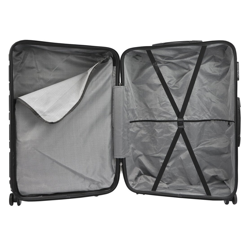 Gravitt zestaw 3 walizek podróżnych na kółkach materiał ABS zamek na kod