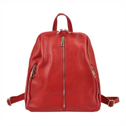 Patrizia damski plecak skóra naturalna miejski z kieszeniami stylowy