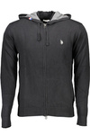 US POLO ASSN. MĘSKI CZARNY KARDIGAN