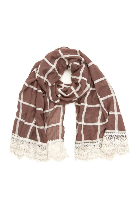 Szal Kratka Romantyczna