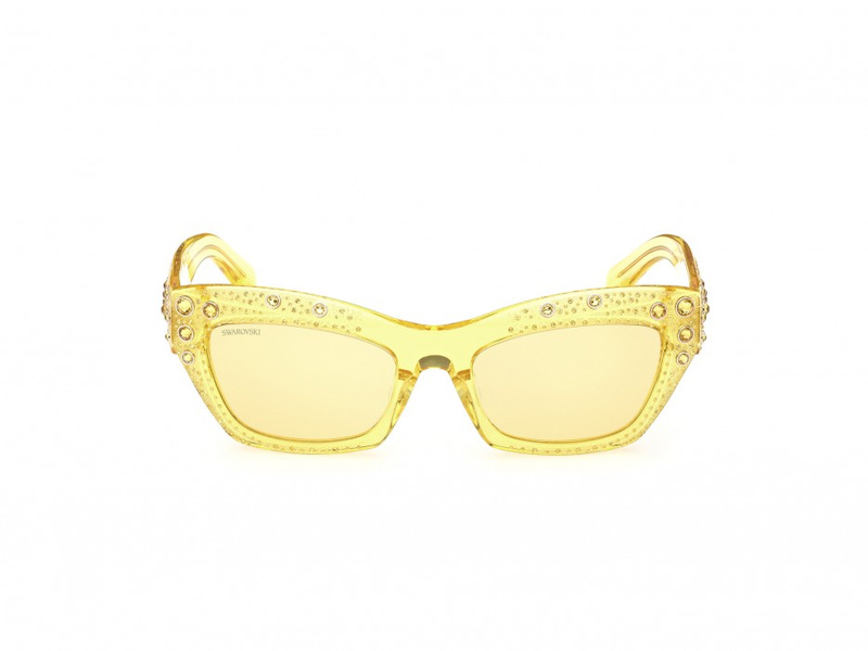 Okulary SWAROVSKI SK0380-5539J. Okulary przeciwsłoneczne, Kolor OXIDE. Kobieta.