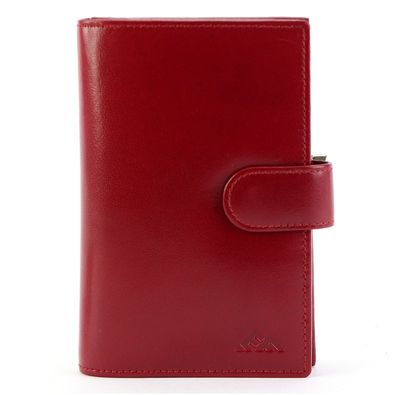 EL FORREST portfel pionowy duży skóra naturalna podłużna portmonetka RFID