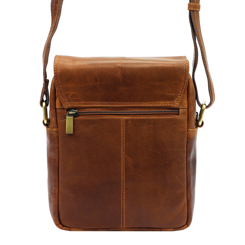 Saszetka męska z naturalnej skóry Nordee MSD-02 GM03 NAPPA