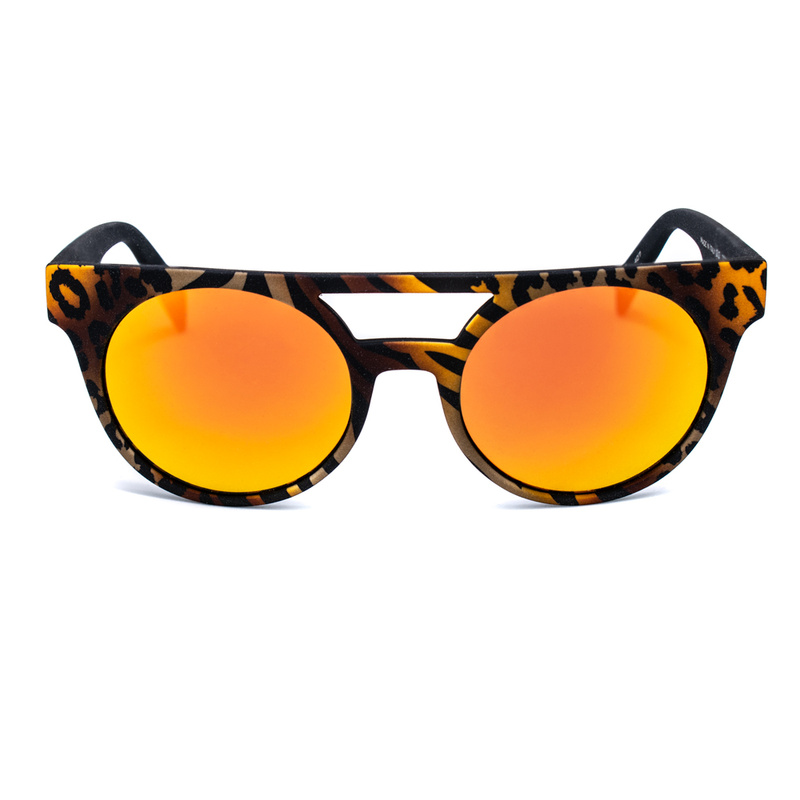 Okulary ITALIA INDEPENDENT 0903-ZEB-044. Okulary przeciwsłoneczne, Kolor pomarańczowy. Unisex.