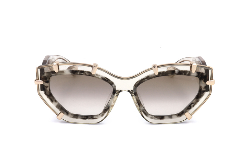 Okulary PHILIPP PLEIN SPP099V-7T1G. Okulary przeciwsłoneczne, Kolor beżowy. Kobieta.
