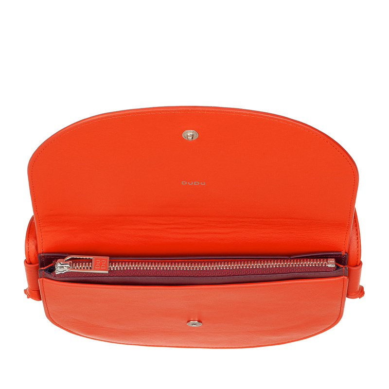 DuDu damska listonoszka skóra naturalna torebka przez ramię organizer