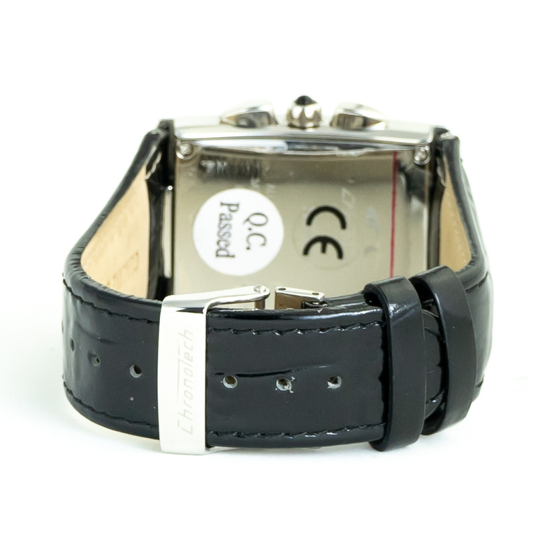 Zegarek CHRONOTECH CT7018M-04. Kwarcowy, Kolor czarny. Unisex.