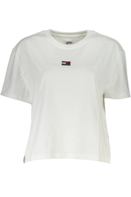BIAŁY DAMSKI T-SHIRT Z KRÓTKIM RĘKAWEM TOMMY HILFIGER