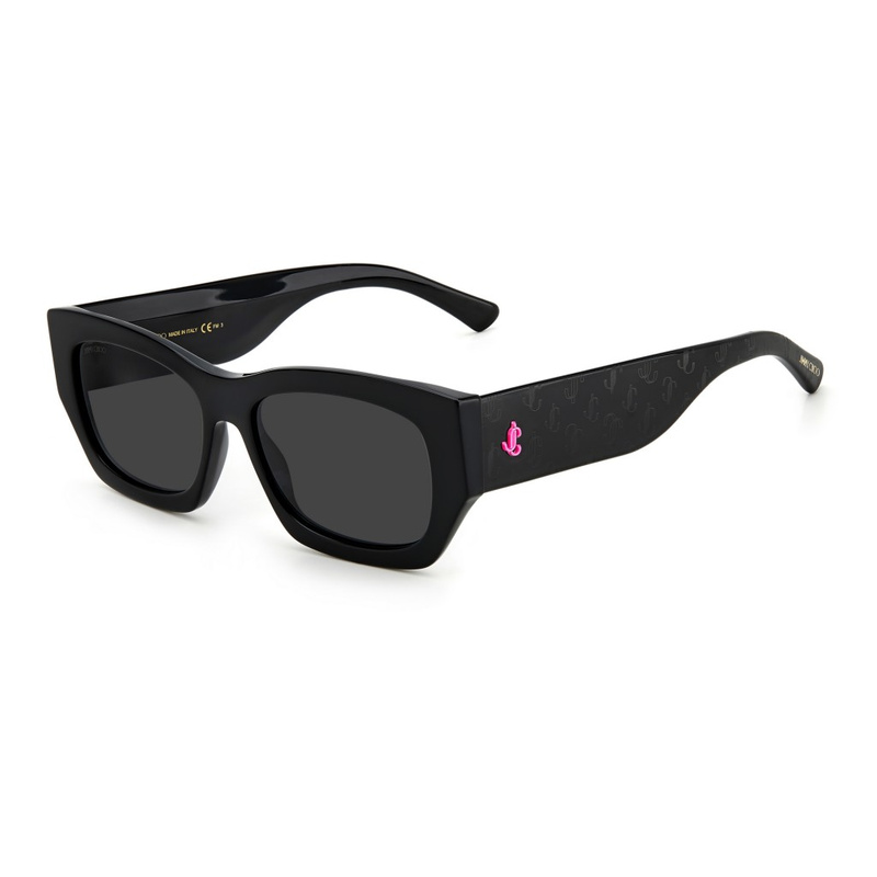 Okulary JIMMY CHOO CAMI-S-807. Okulary przeciwsłoneczne, Kolor czarny. Kobieta.