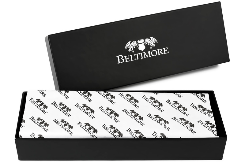 Etui na długopisy pojemne brązowe skórzane Beltimore G91