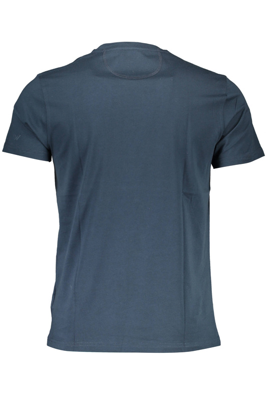NIEBIESKI T-SHIRT Z KRÓTKIM RĘKAWEM LA MARTINA