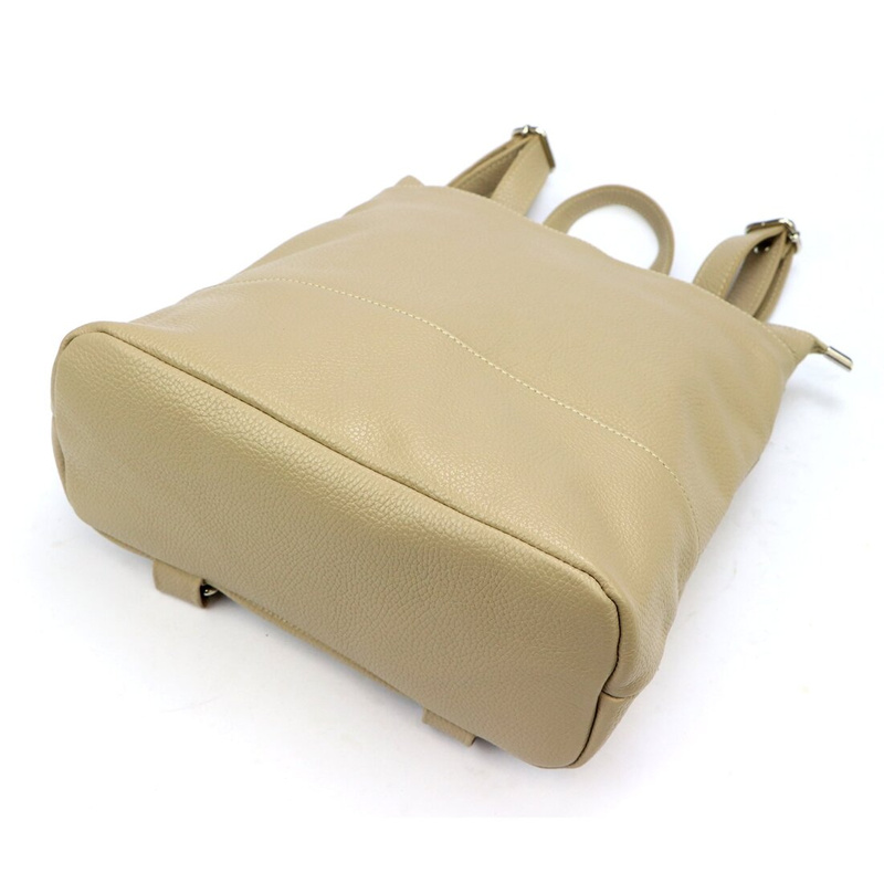 Luka Skórzany damski miejski plecak na ramię z kieszeniami pojemny