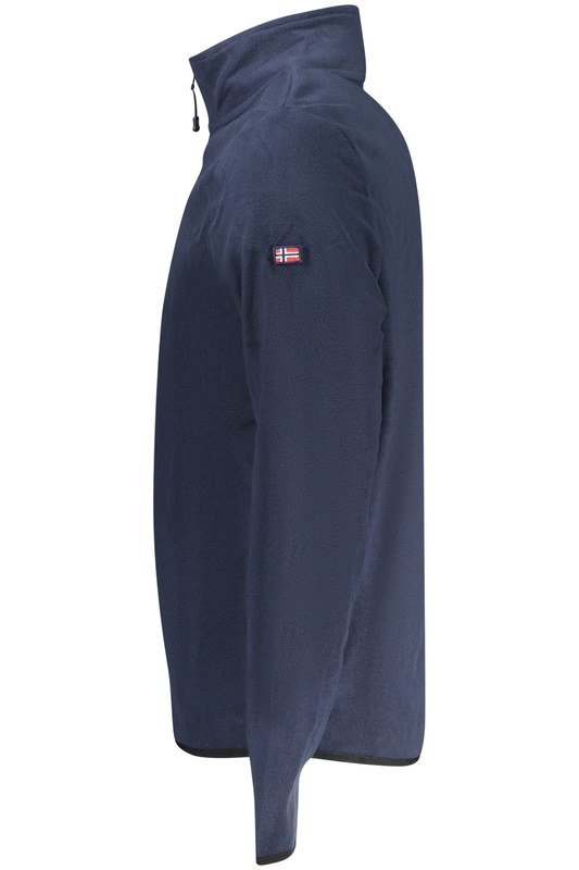 Norway 1963 M�SKA NIEBIESKA BLUZA Z ROZPINANYM NA ZAMEK