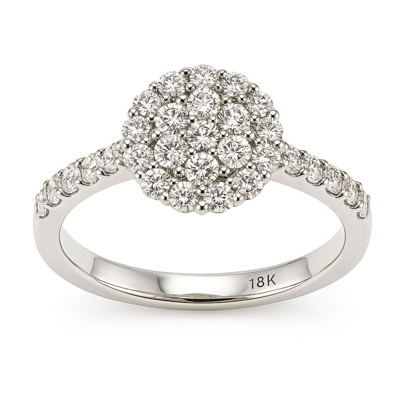 Biżuteria DIAMONFIRE 6117541582150. Pierścionek, Kolor szary. Kobieta.