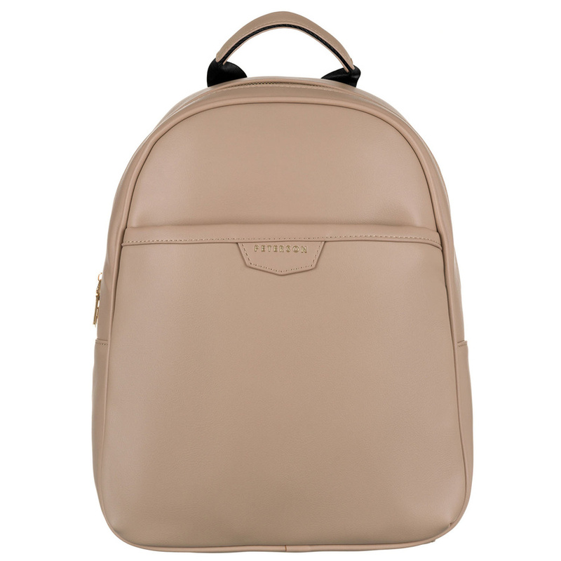 Pojemny plecak damski ze skóry ekologicznej - Peterson