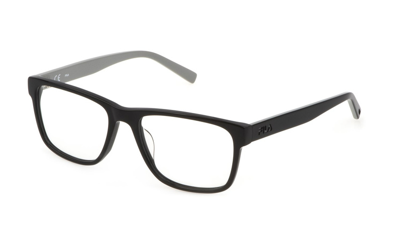 Okulary FILA VFI219-550BLK. Okulary, Kolor czarny. Mężczyzna.