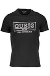 T-SHIRT MĘSKI Z KRÓTKIM RĘKAWEM GUESS JEANS CZARNY