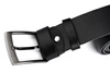 Beltimore skórzany licowy pasek męski czarny premium E14 : Kolory - czarny, Rozmiar pasków - r.105-120 cm