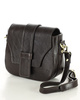 Torebka skórzana crossbody bag MAZZINI VERONA - brąz caffe