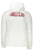BLUZA MĘSKA CAVALLI CLASS Z ZAMEKIEM BIAŁA