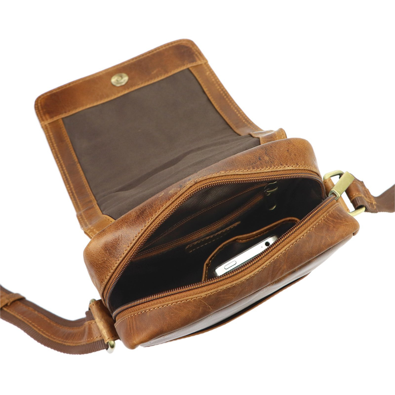 Saszetka męska z naturalnej skóry Nordee MSD-02 GM03 NAPPA