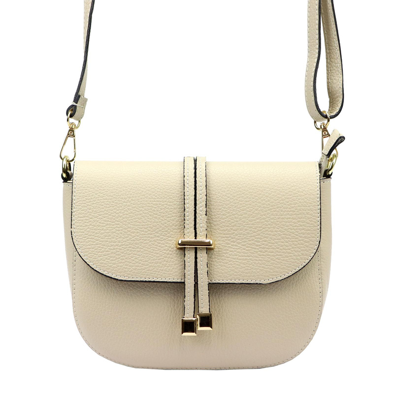 Skórzana stylowa damska listonoszka torebka przez ramię Luka