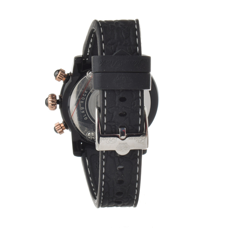 Zegarek GLAM ROCK GR62115-B. Kwarcowy, Kolor biały. Unisex.