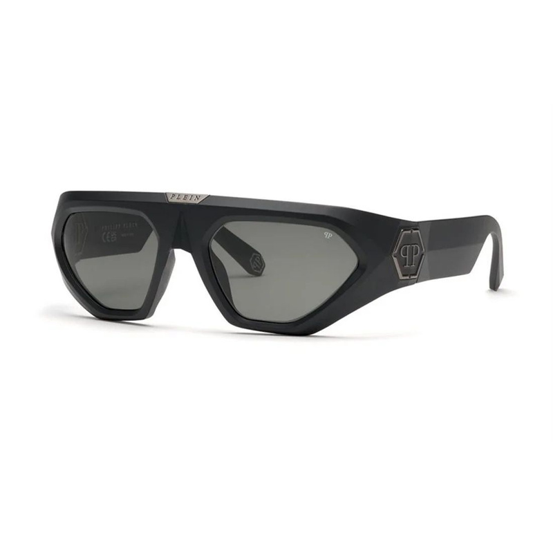 Okulary PHILIPP PLEIN SPP153-580U28. Okulary przeciwsłoneczne, Kolor czarny. Mężczyzna.