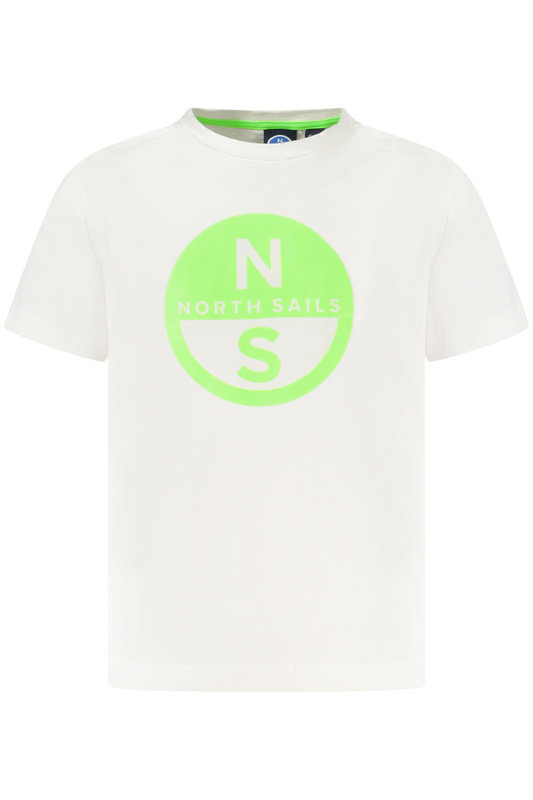 NORTH SAILS KOSZULKA Z KRÓTKIM RĘKAWEM DZIECIĘCA BIAŁA