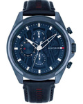 Zegarek TOMMY HILFIGER 1710655. Kwarcowy, Kolor niebieski. Mężczyzna.