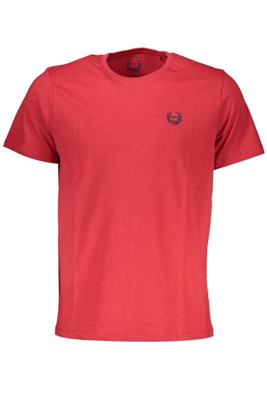 CZERWONY T-SHIRT MĘSKI Z KRÓTKIM RĘKAWEM GIAN MARCO VENTURI