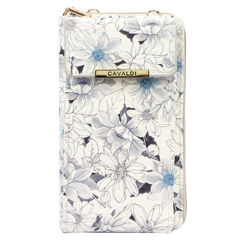 Damski portfel-torebka ze skóry eko od Cavaldi