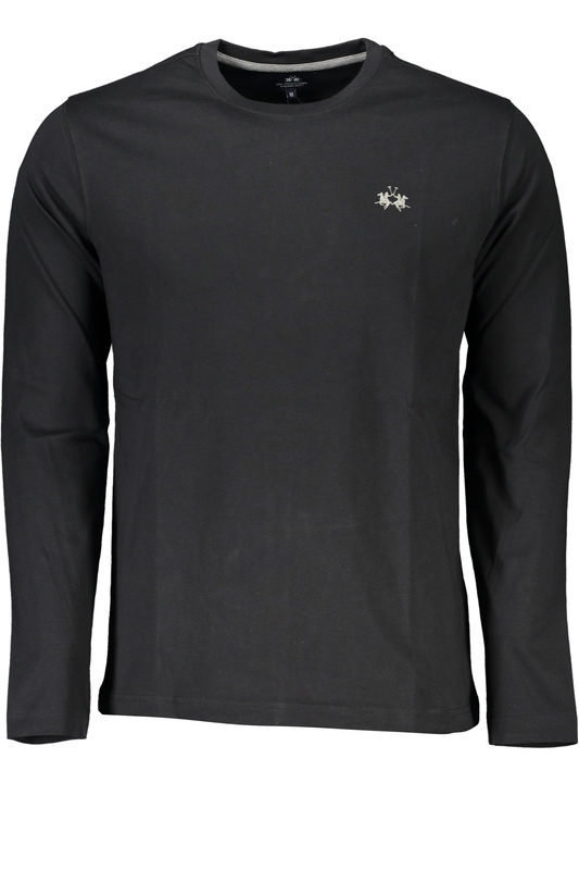 MĘSKI T-SHIRT Z DŁUGIM RĘKAWEM LA MARTINA CZARNY